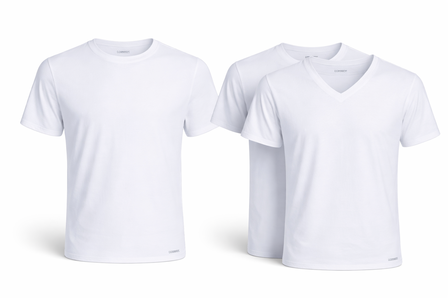 CoreWear 3-Pack Inner Shirts – White
